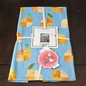 Athena Vibrant Blue and Orange Table Runner